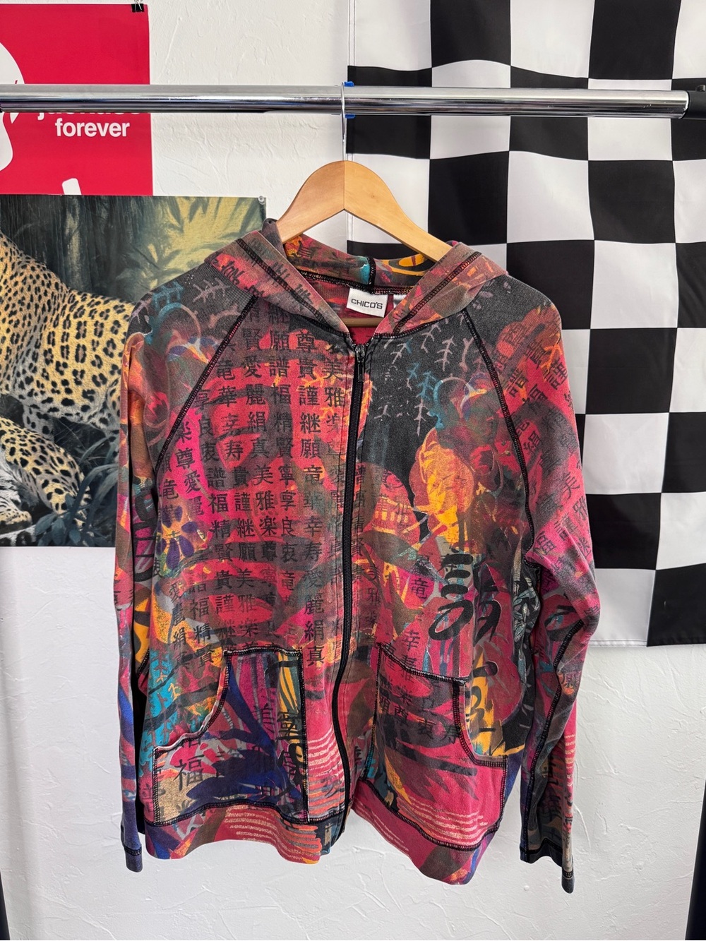 Chico's Zip Up Hoodie